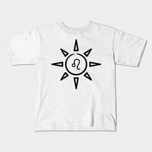 Leo Sun Kids T-Shirt